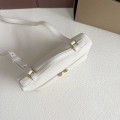 「#7070」Loro pian Extra Pocket L19 gold buckle - FAI8393 - 19x6.5x11cm - Tender white