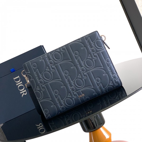 「#2054」 dior Triangle Clutch blue 27 x 19 x 6.5 cm 「#2054」 dior Triangle Clutch blue 27 x 19 x 6.5 cm