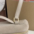 「#7073」Loro pian Extra Pocket L19 gold buckle - FAI8393 - 19x6.5x11cm - taupe