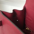 「#4008」 Hermes Ruby Red Kelly 25cm