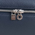 「#7077」Loro pian Extra Pocket L19 silver buckle - FAI8393 - 19x6.5x11cm - midnight blue