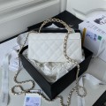 「#10005」Chanel Dark Horse Kelly Long Handle Bag Lychee Cowhide 19*10*4.5cm