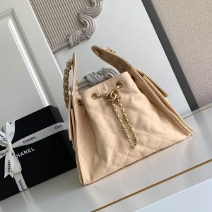 「#10013」 Chanel ball grain leather hip hop bag Chanel hobo underarm bag 69AS5293 30*26*14cm