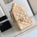 「#10013」 Chanel ball grain leather hip hop bag Chanel hobo underarm bag 69AS5293 30*26*14cm
