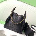 「#10020」 Chanel Hobo Underarm Bag Hippie Underarm Bag Small AS5293 30*26*14
