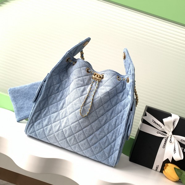 「#10021」 Chanel Hobo Underarm Bag Hippie Underarm Bag Small AS5293 30*26*14