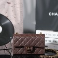 「#10025」Chanel Coffee Brown Classic Flap 20cm