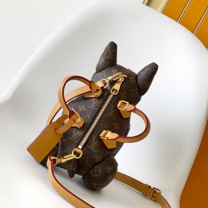 「#0265」Louis VuittonHide  Pooch Bag  M12617 18.0 x 28.0 x 19.0