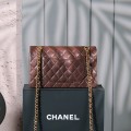「#10027」Chanel Coffee Brown Classic Flap 25cm