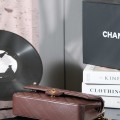「#10027」Chanel Coffee Brown Classic Flap 25cm