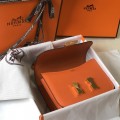 「#4109」 Hermès Orange Constance Gold Buckle Bag 19cm 「#4109」 Hermès Orange Constance Gold Buckle Bag 19cm