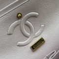 「#10038」Chanel South African python leather custom model with full deerskin lining 01112 25.5*7*16CM