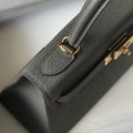 「#4012」 Hermes Pewter Gray Kelly 25cm 「#4012」 Hermes Pewter Gray Kelly 25cm