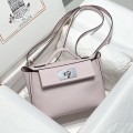 「#4111」 Hermès Fantasy Purple Silver Buckle Mini Kelly Bag 20cm