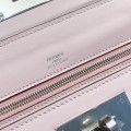 「#4111」 Hermès Fantasy Purple Silver Buckle Mini Kelly Bag 20cm