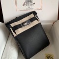 「#4112」Hermès black HAC A DOS 18*8*25.5cm