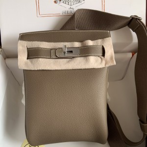 「#4113」Hermès Brown HAC A DOS 18*8*25.5cm