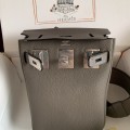 「#4115」 Hermes Elephant Grey HAC A DOS 18*8*25.5cm