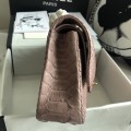「#10073」Chanel South African python leather custom model with full deerskin lining 01112 25.5*7*16CM