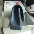 「#10074」Chanel South African python leather custom model with full deerskin lining 01112 25.5*7*16CM