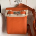 「#4116」 Hermès Sunset Orange HAC A DOS 18*8*25.5cm