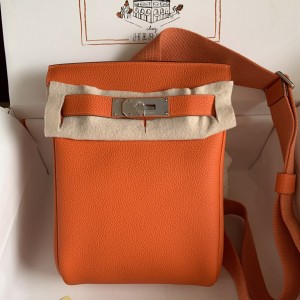 「#4116」 Hermès Sunset Orange HAC A DOS 18*8*25.5cm
