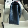 「#10079」Chanel South African python leather custom model with full deerskin lining 01112 25.5*7*16CM