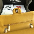 「#10084」Chanel South African python leather custom model with full deerskin lining 01112 25.5*7*16CM