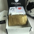 「#10085」Chanel South African python leather custom model with full deerskin lining 01112 25.5*7*16CM