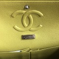 「#10085」Chanel South African python leather custom model with full deerskin lining 01112 25.5*7*16CM