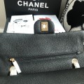 「#10087」Chanel South African python leather custom model with full deerskin lining 01112 25.5*7*16CM