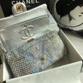 「#10093」Chanel South African python leather custom model with full deerskin lining 01112 25.5*7*16CM