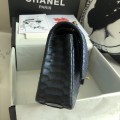 「#10094」Chanel South African python leather custom model with full deerskin lining 01112 25.5*7*16CM