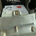「#10096」Chanel South African python leather custom model with full deerskin lining 01112 25.5*7*16CM