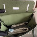 「#4119」Hermes Dark Green HAC A DOS 18*8*25.5cm