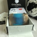 「#10097」Chanel South African python leather custom model with full deerskin lining 01112 25.5*7*16CM