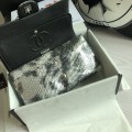 「#10098」Chanel South African python leather custom model with full deerskin lining 01112 25.5*7*16CM