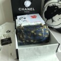「#10099」Chanel South African python leather custom model with full deerskin lining 01112 25.5*7*16CM