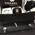 「#10105」Chanel South African python leather custom model with full deerskin lining 01112 25.5*7*16CM