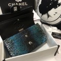 「#10105」Chanel South African python leather custom model with full deerskin lining 01112 25.5*7*16CM
