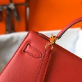 「#4013」 Hermes Bright Red Kelly 25cm