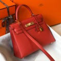 「#4013」 Hermes Bright Red Kelly 25cm