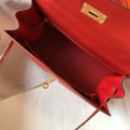 「#4013」 Hermes Bright Red Kelly 25cm