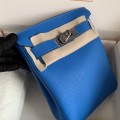 「#4120」Hermès blue HAC A DOS 18*8*25.5cm 「#4120」Hermès blue HAC A DOS 18*8*25.5cm