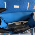 「#4120」Hermès blue HAC A DOS 18*8*25.5cm 「#4120」Hermès blue HAC A DOS 18*8*25.5cm