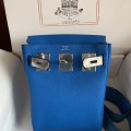 「#4120」Hermès blue HAC A DOS 18*8*25.5cm 「#4120」Hermès blue HAC A DOS 18*8*25.5cm
