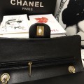 「#10109」Chanel South African python leather custom model with full deerskin lining 01112 25.5*7*16CM