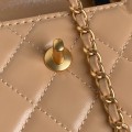 「#10116」Chanel classic logo diamond quilted leather chain AS4416 19*13*7cm