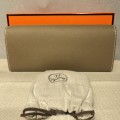 「#4124」Hermès Elephant Grey Gold Buckle Chaine d'Ancre to go 24*10*2.5cm