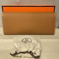 「#4125」Hermès Khaki Gold Buckle Chaine d'Ancre to go 24*10*2.5cm